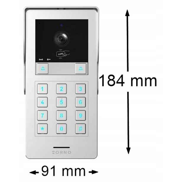 Orno Gayd MULTI2, dvourodinný videotelefonní set, 2-žilový, 8", Wi-Fi,