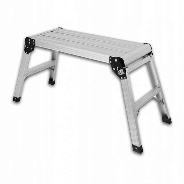 Žebřík schůdky plošina hliník 150 kg archiv sklad kuchyně výška 50 cm