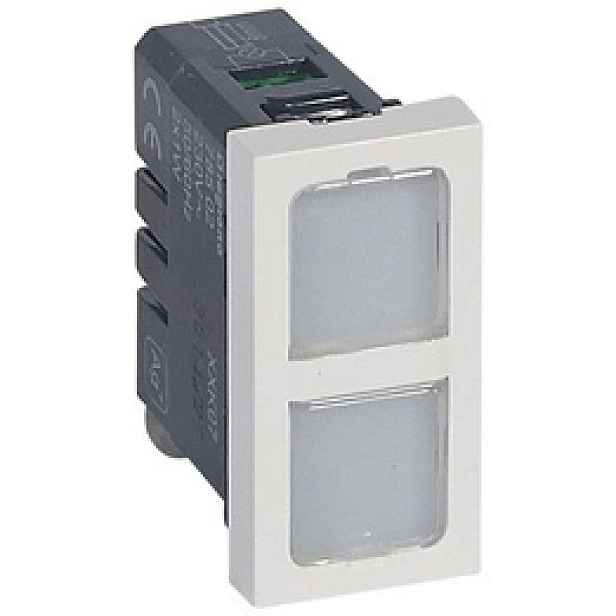 Legrand Mosaic Dvojitý Led signalizátor 1M 230V 078502