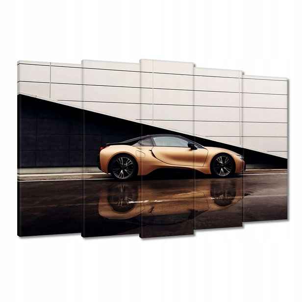 Obrazy 150x95 Zlaté Bmw Auto