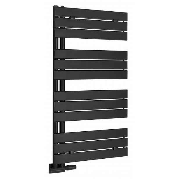 Aqualine Mythos - Topné těleso 50x113 cm, 500 W, matná černá LLM511B