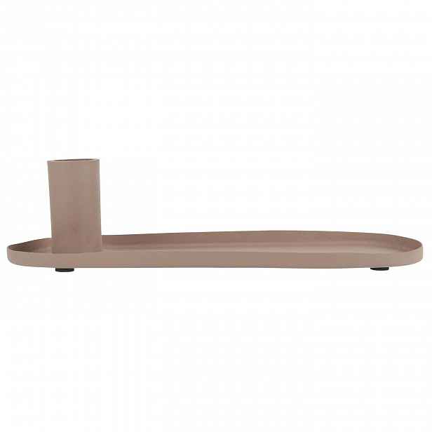 IB Laursen Světle fialový kovový svícen CANDLE HOLDER