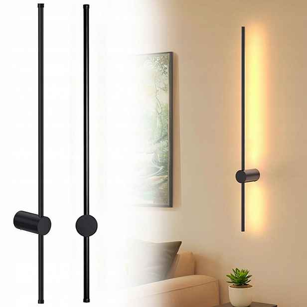 Moderní nástěnná Led lampa 60 cm, lineární nástěnné Led svítidlo z hliníku