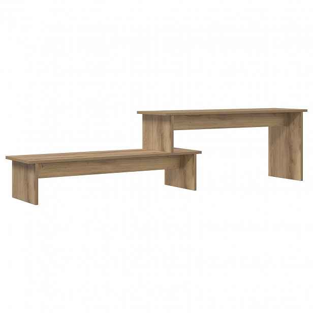 vidaXL Sestava TV skříněk 180,5 x 30 x 43 cm Artisanový dub