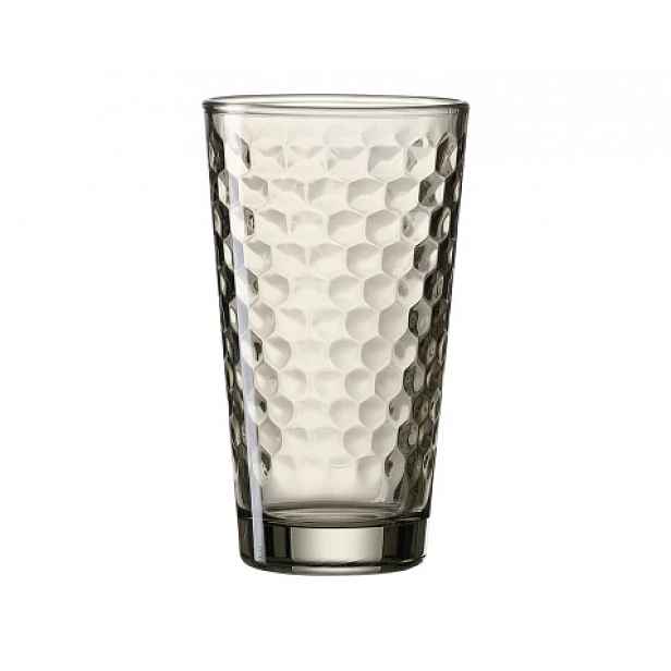 Sklenice Favo 400 ml, kouřově šedá