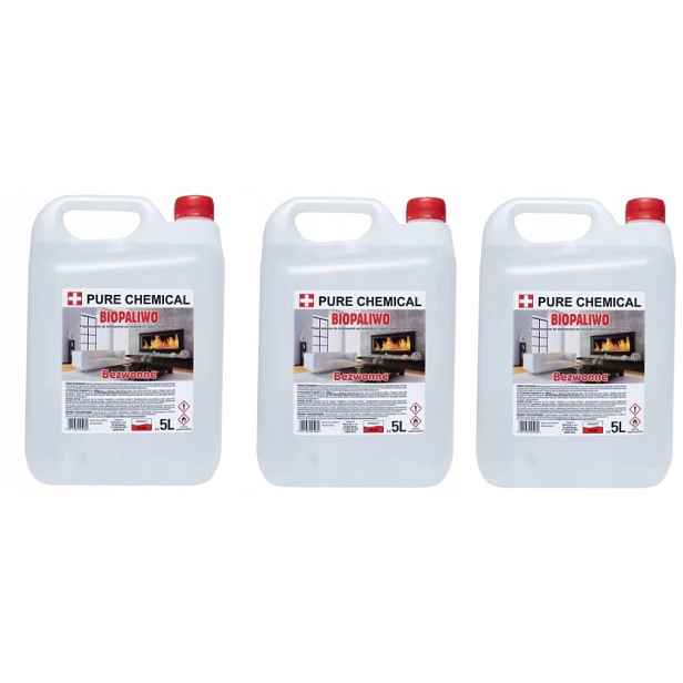 Biopaliva 3X5 L Bez Zápachu Bioethanol Pro Biokoinky Atest Pzh
