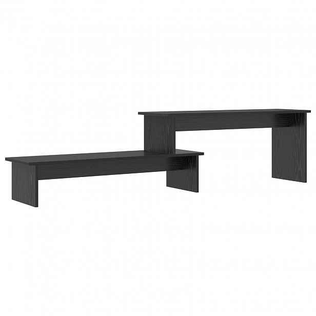 vidaXL Sestava TV skříněk 180,5 x 30 x 43 cm Černý dub