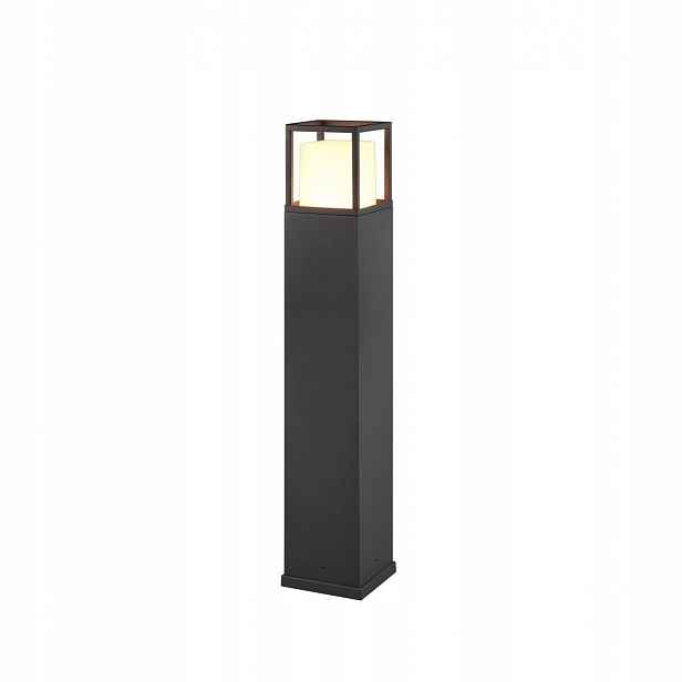 Zahradní sloupková lampa Portor Šedá Kovová Led 14W IP54 Variabilní barva Trio