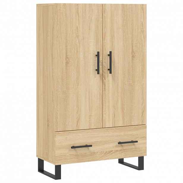 vidaXL Skříň highboard dub sonoma 69,5 x 31 x 115 cm kompozitní dřevo