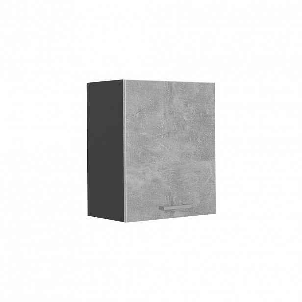 Vicco VĚŠÁK NA STĚNU R-Line, Beton/Antracit, 50 cm