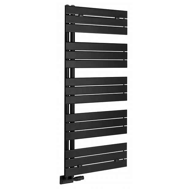 Aqualine Mythos - Topné těleso 50x143 cm, 600 W, matná černá LLM514B