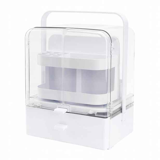 Organizér na make-up BeShiny 360 otočný, voděodolný, s zásuvkami