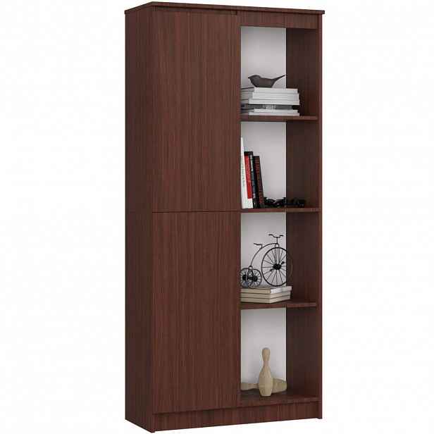RAUMHIRSCH FURNITURE STOJACÍ REGÁL Tmavě hnědý 180/80/35