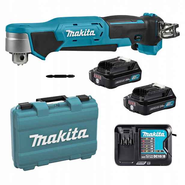 Úhlová vrtačka Makita DA332DSAE Cxt 12V 1100 ot. 2x2Ah kufr
