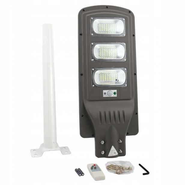 Pouliční lampa XXL 90 W 1000 lm, solární napájení na dálkové ovládání