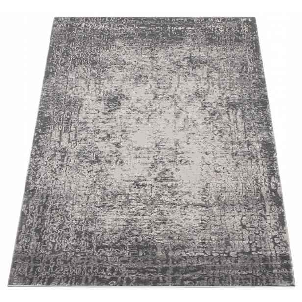 Koberec Do Obývacího Pokoje Šedý Glamour Elite Moderní Ložnice 80X150