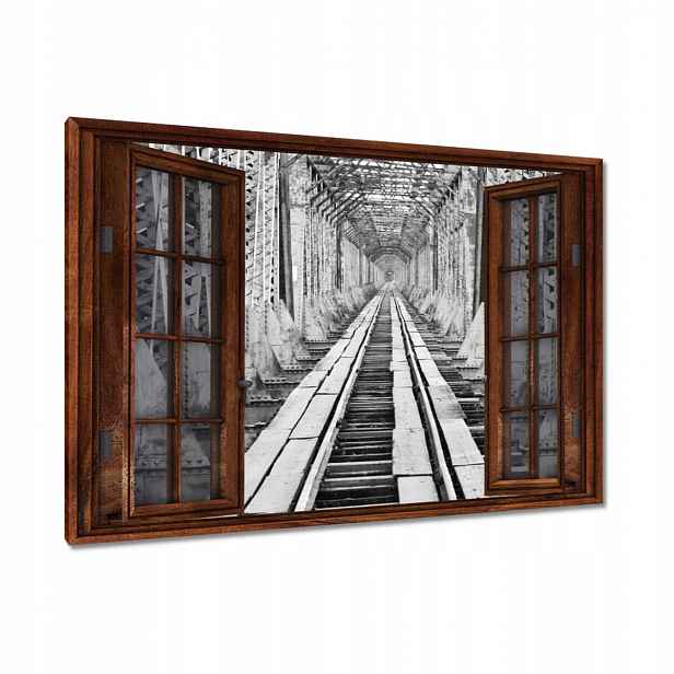 Obrazy 90x60 Železniční most
