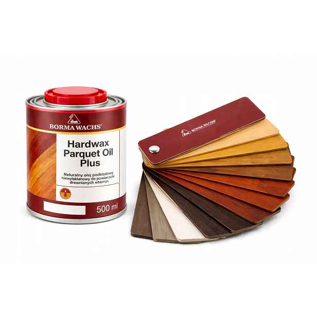 Barevný Olejový Olej Na Podlahy Nábytku Ze Dřeva 500 ml Borma Wachs Hardwax Oil