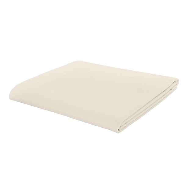 Krémové perkálové prostěradlo 180x260 cm Easy Iron Percale – Catherine Lansfield