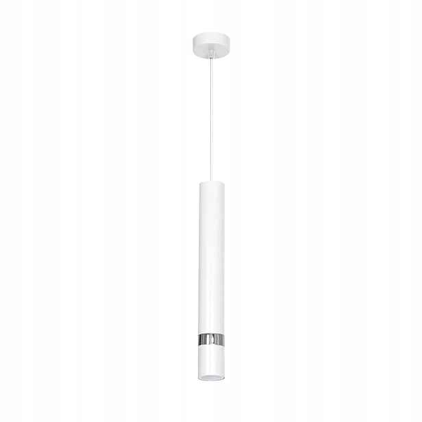 Milagro Závěsná lampa Joker 1x40W Bílá Chromová, nastavitelná GU10