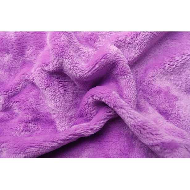 Svitap Prostěradlo mikroflanel lila 180x200x20 cm