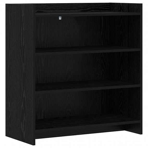 vidaXL Servírovací skříň Černý dub 75 x 36 x 80 cm Kompozitní dřevo