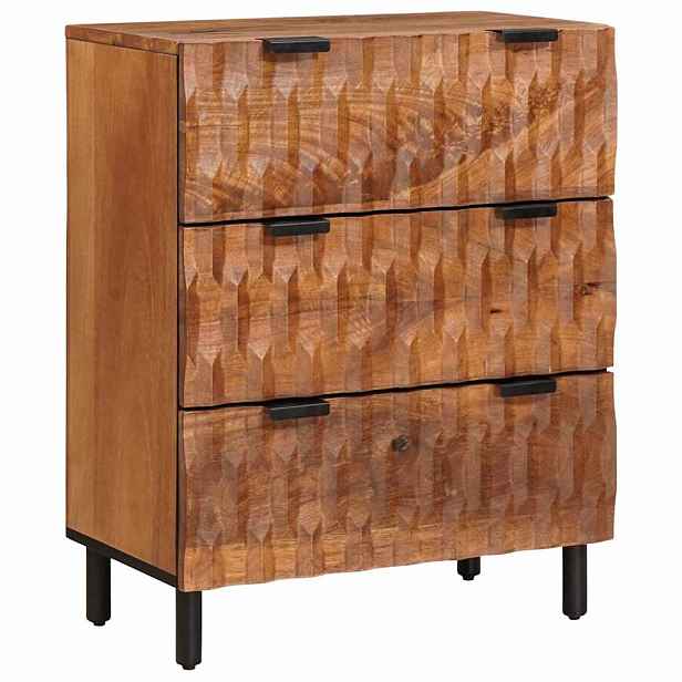 vidaXL Servírovací skříň 60 x 33 x 75 cm Masivní mangové dřevo