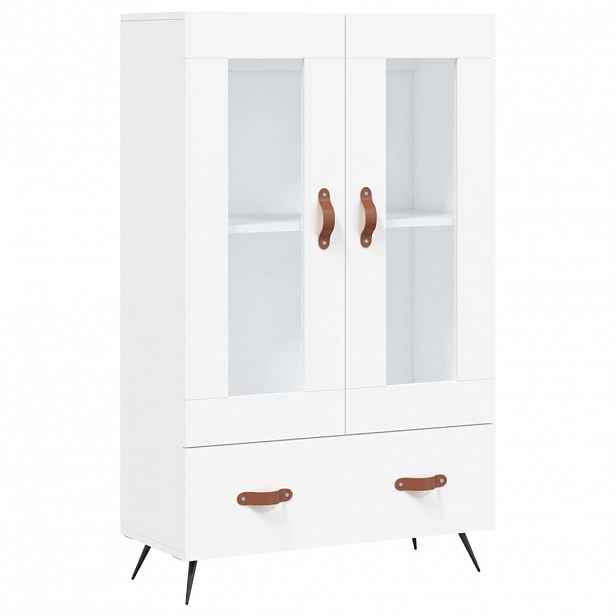 vidaXL Skříň highboard bílá 69,5 x 31 x 115 cm kompozitní dřevo