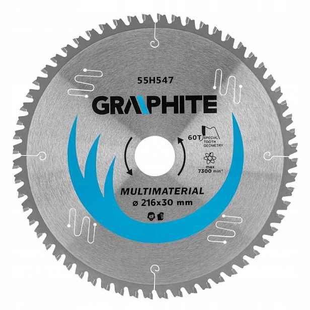 Kotouč pro pilu vidlicový 216 x 30 mm 60T Uni 55H547