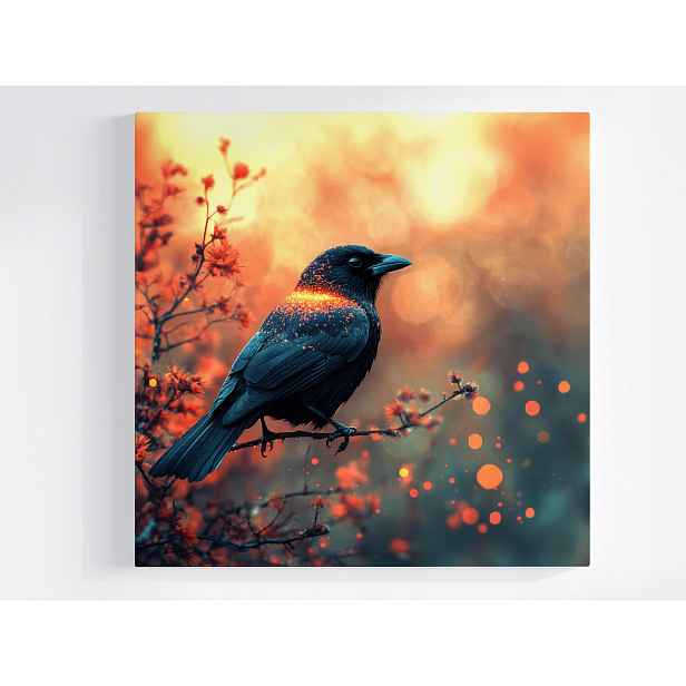 Obraz Na Plátně Canvas Ptáček Příroda Fauna Slunce 50x50