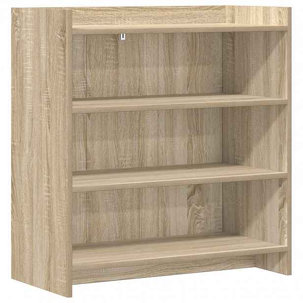 vidaXL Servírovací skříň Dub sonoma 75 x 36 x 80 cm Kompozitní dřevo