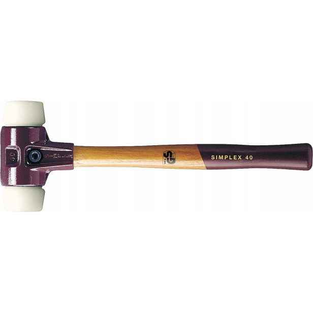 Brukařský kladivo Simplex pro obrubníky Vyměnitelné obušky 80 mm Nylon