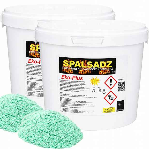 Přípravek Spalsadz Pro Vypalování Sazí, Dopalovač Sazí Pro Komínová Kamna, 5 Kg X 2