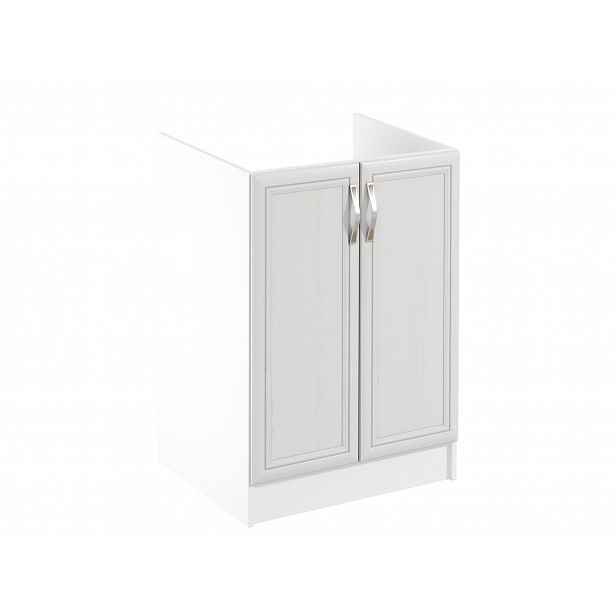 Dvoudveřová dřezová skříňka SILVARA - šířka 60 cm, borovice andersen / bílá