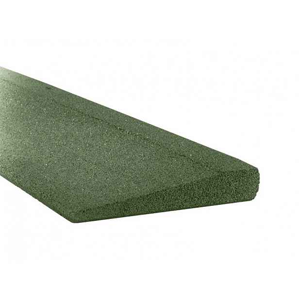 Gumový obrubník nájezdový GUTTA 100 x 25 x 4 cm, zelená