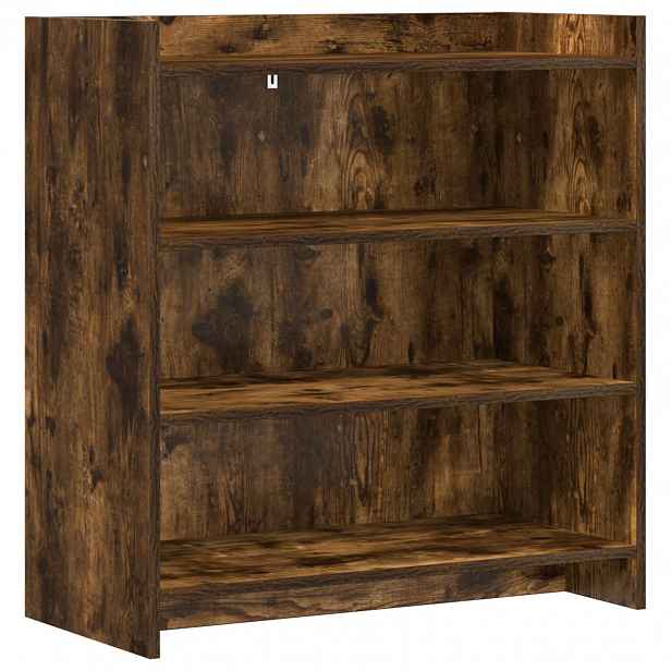 vidaXL Servírovací skříň Kouřový dub 75 x 36 x 80 cm Kompozitní dřevo