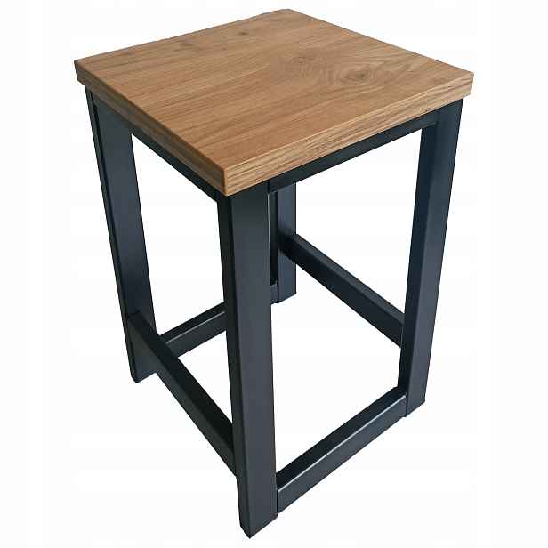 Kovová Kuchyňská Stolička Loft 47 CM Polská Výroba Profil 40X20 CM