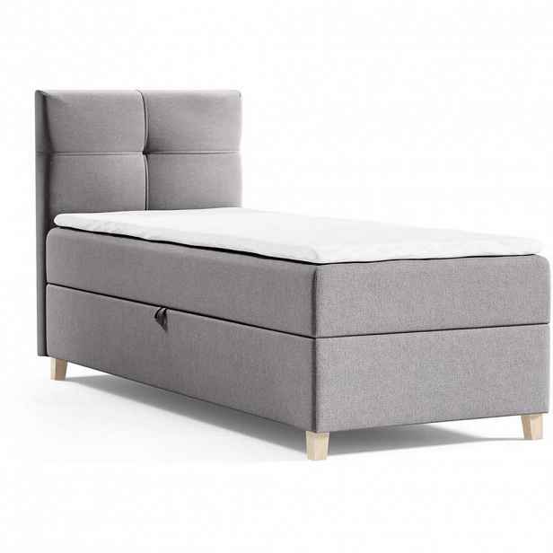 Beautysofa ČALOUNĚNÁ postel Helen Mini 103/206/106, šedá