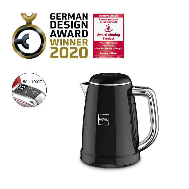Rychlovarná konvice Novis Kettle KTC1 (černá)