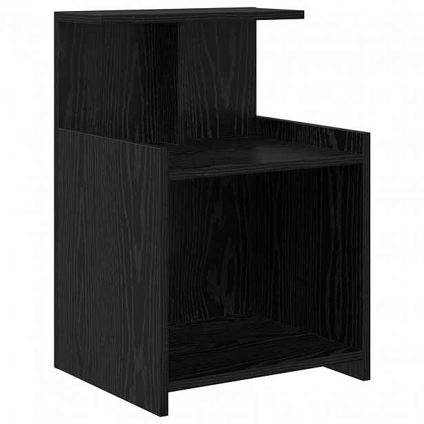 vidaXL Noční skříňka Černý dub 40 x 35 x 60 cm Kompozitní dřevo
