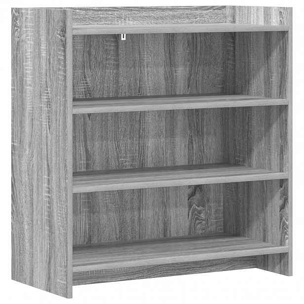 vidaXL Servírovací skříň Šedý Sonoma 75 x 36 x 80 cm Kompozitní dřevo