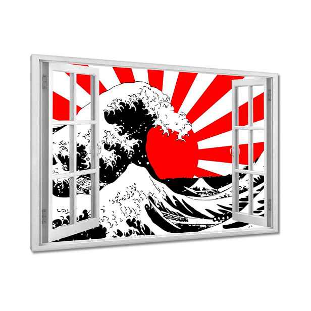 Obrazy 90x60 Japonsko Kamikaze