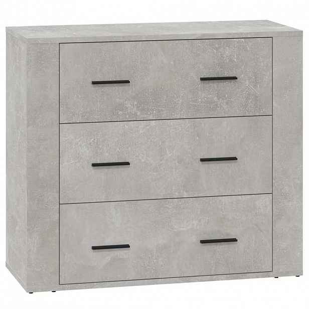 vidaXL Příborník betonově šedý 80x33x70 cm kompozitní dřevo