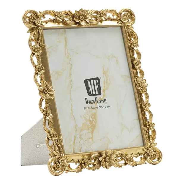 Mauro Ferretti Fotorámeček Classic Floral 26,9x32,3 cm zlatý