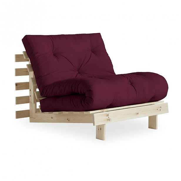 Variabilní křeslo Karup Design Roots Raw/Bordeaux