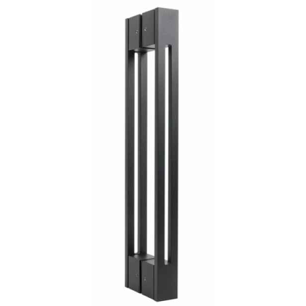 Držák H=478 mm Antaba Oboustranný Černý Dveře Držák Kov Jednoduchý Loft