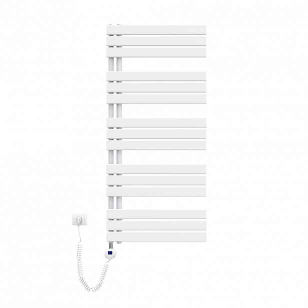 EMKE RADIÁTOR Elektrický s Wi-Fi termostatem, bílý, 132/60 cm
