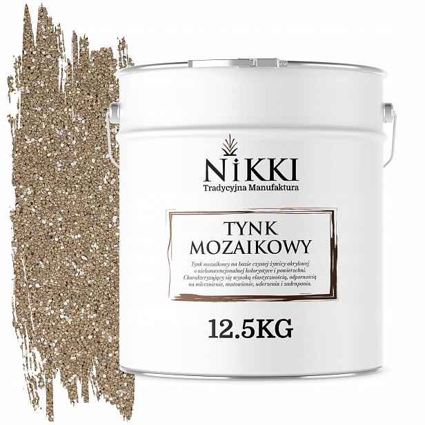 Mozaiková Pryskyřičná Omítka 12,5 Kg Vnitřní Vnější Béžová M65 Ozdobná