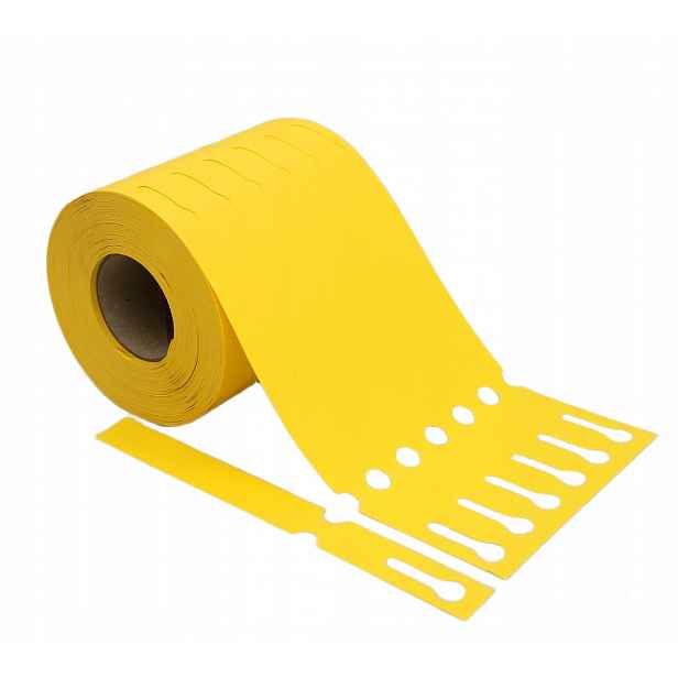 Smyčkové zahradnické sadové etikety Žluté 200 mm x 17 mm (17 x 200) 1000 ks