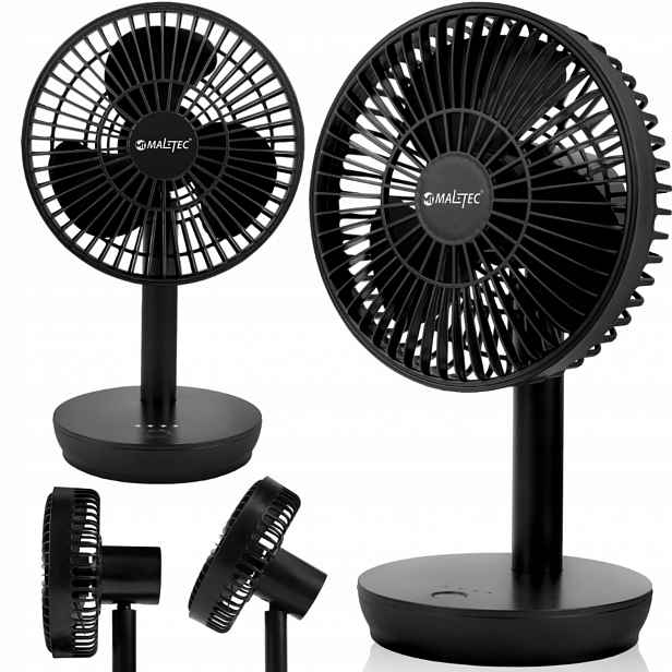 Stolní Ventilátor Bezdrátový Stojanový Ventilátor Baterie 4000MAH Usb Tichý